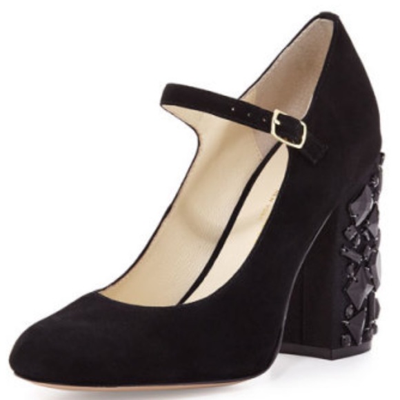 ๐๐NIB Bettye Muller Jewel Heeled Mary Jane Pumps - Picture 3 of 8